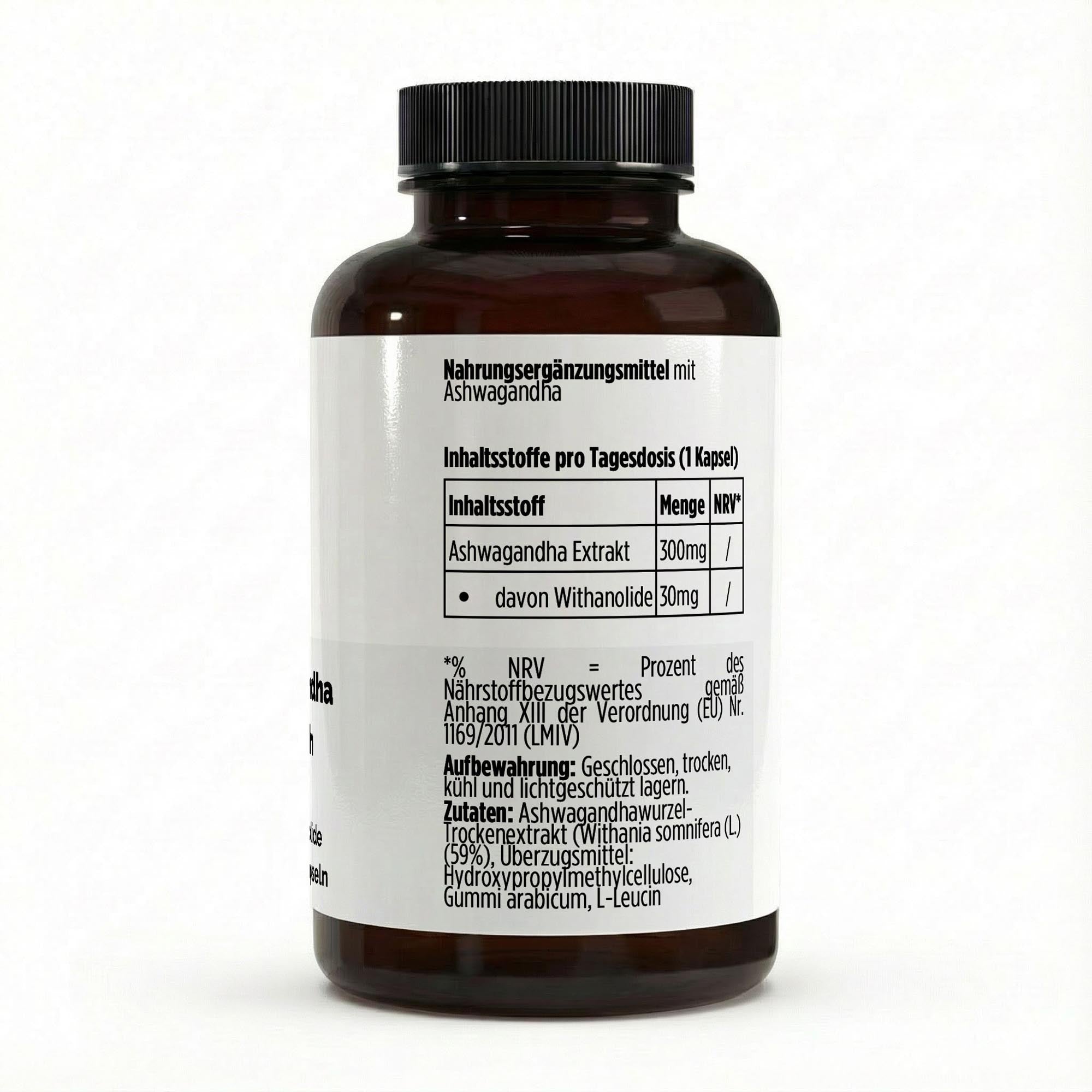 Ashwagandha Kapseln – 90 vegan | Standardisierter Extrakt für deinen bewussten Alltag