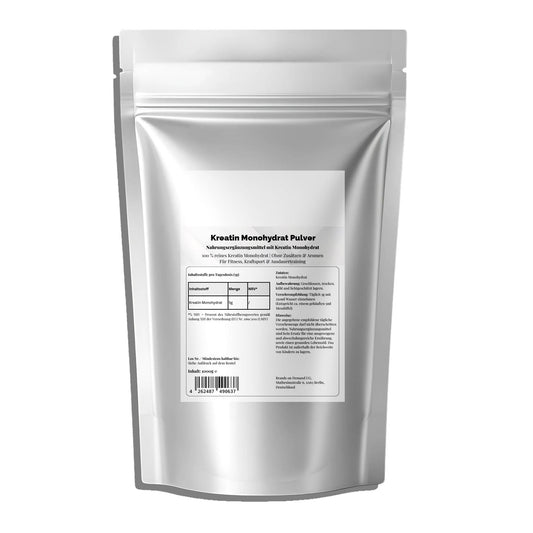 Kreatin Monohydrat Pulver – 1000 g | Reines Kreatin zur ergänzenden Versorgung