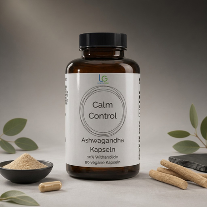 Calm Control: Ashwagandha Kapseln – 90 vegane Kapseln