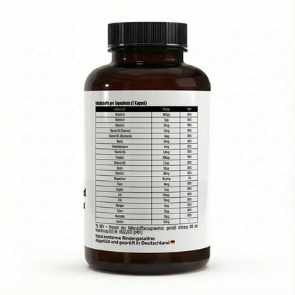 Multivitamin & Mineral Komplex – 120 Softgels | Basisversorgung mit Vitaminen und Mineralstoffen